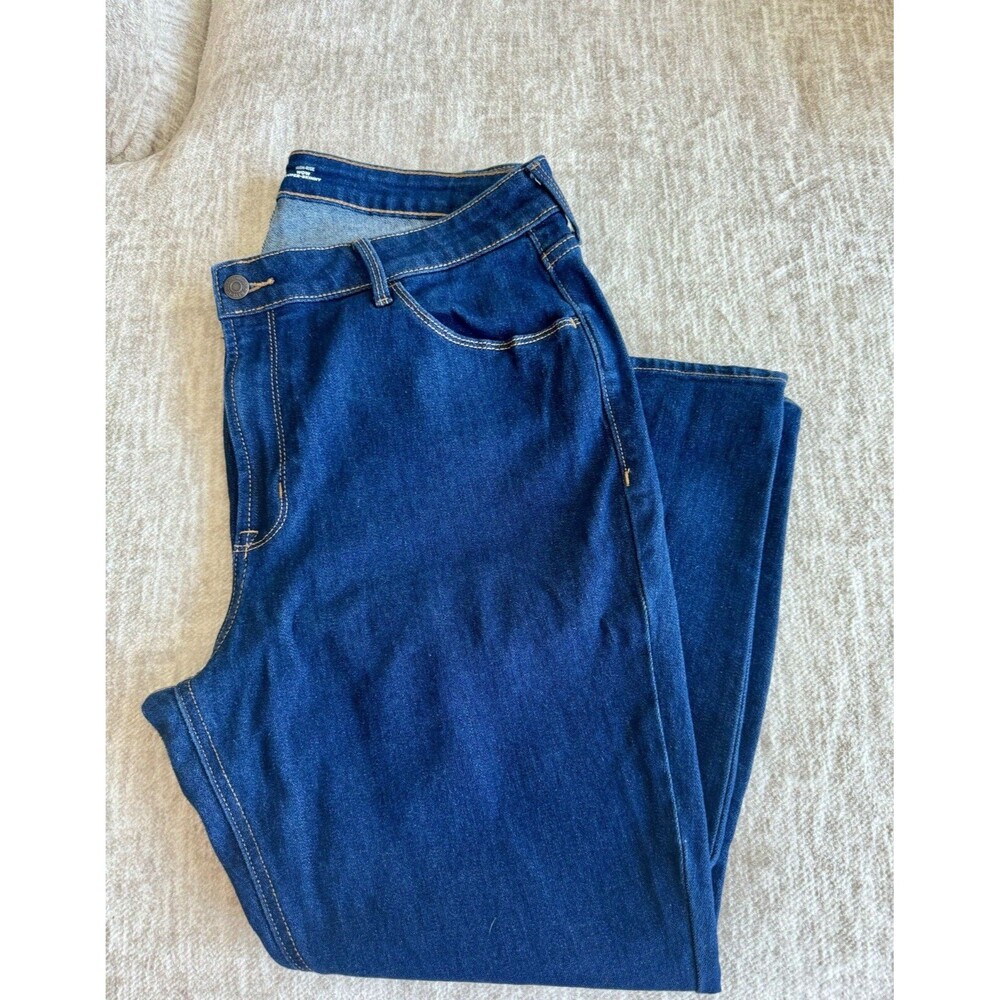 Old Navy Dark Wash High Rise Wow Super Skinny Ankle Jeans Size 16 Short